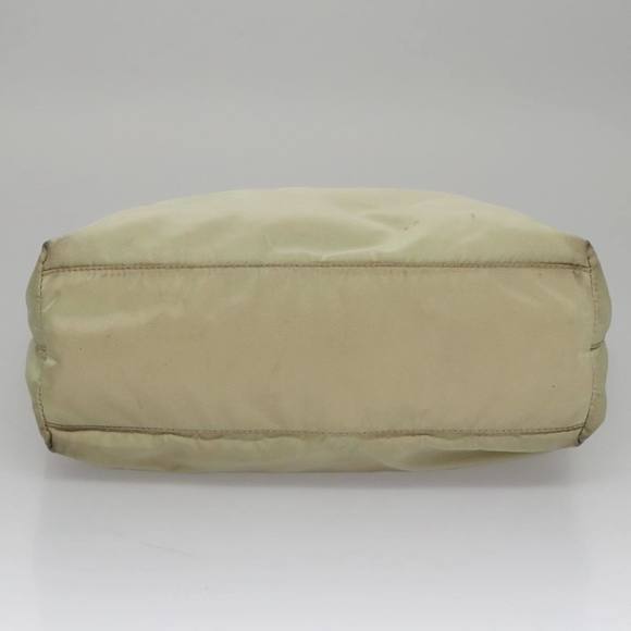 PRADA Hand Bag Nylon Beige Auth bs21346 - Picture 5 of 16